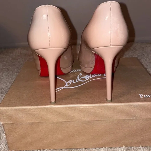Christian Louboutin Pigalle Plato 100 mm Nude 39.5 - Picture 5 of 9